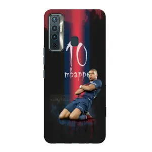 Чохол (TPU) з Футболістом на TECNO Camon 17 (MBAPPE 10)