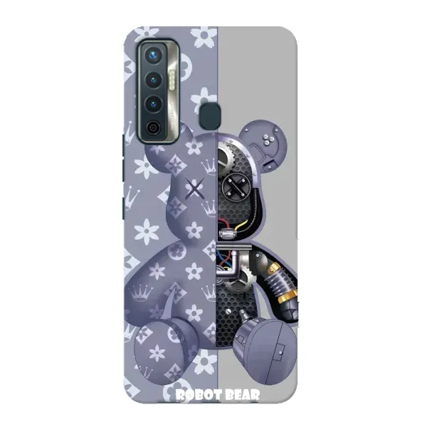 Чехол с рисунком «Медведь Louis Vuitton» для TECNO Camon 17