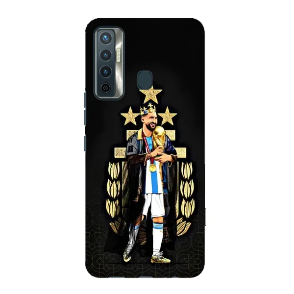 Чехол с рисунком «Месси король» для TECNO Camon 17 Чехол с рисунком «Месси король» для TECNO Camon 17