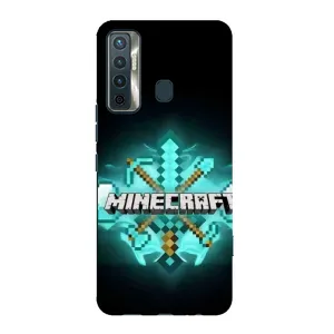 Чехол майнкрафт для TECNO Camon 17 (MineCraft 2)