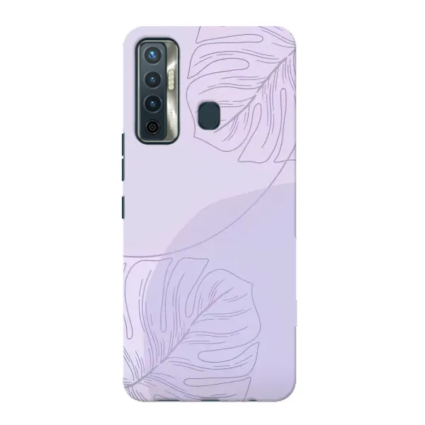 Чохол з малюнком «Монстера фіолетова» для TECNO Camon 17 Чохол з малюнком «Монстера фіолетова» для TECNO Camon 17