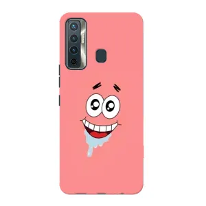 Чохли з Патріком на TECNO Camon 17 (Мордочка Патріка)