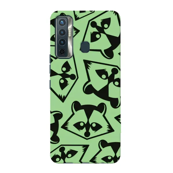 Чехол с рисунком «Мордочки Енота» для TECNO Camon 17 Чехол с рисунком «Мордочки Енота» для TECNO Camon 17
