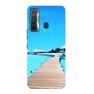 Летний Чехол на TECNO Camon 17 (Набережная)