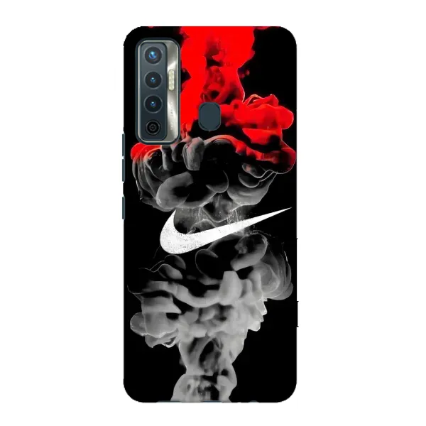 Чехол с рисунком «Nike дым» для TECNO Camon 17