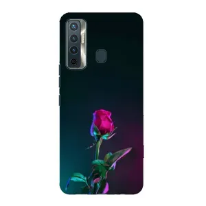 Чехлы с принтом Розочки для TECNO Camon 17 (Ночная роза)