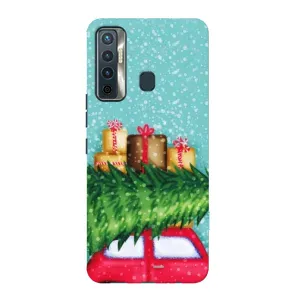 Чохол новорічна ялинка на TECNO Camon 17 (Новорічний настрій)