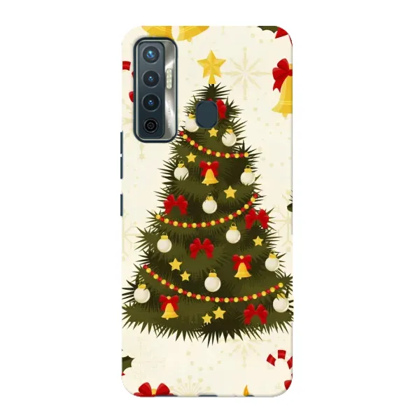 Чехол с рисунком «Новогодний принт» для TECNO Camon 17 Чехол с рисунком «Новогодний принт» для TECNO Camon 17