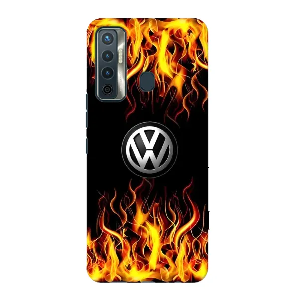 Чехол с рисунком «Огненный Лого» для TECNO Camon 17 Чехол с рисунком «Огненный Лого» для TECNO Camon 17