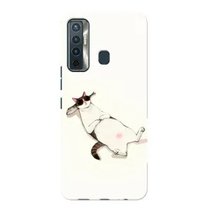 Чехол на тематику: Коты для TECNO Camon 17 (Отдых)