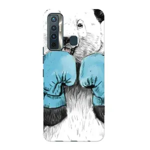 Чехлы с Пандами на TECNO Camon 17 (Панда боксер)