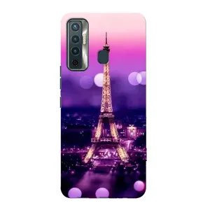 Чехол с Эйфелевой башней на TECNO Camon 17 (Париж башня)