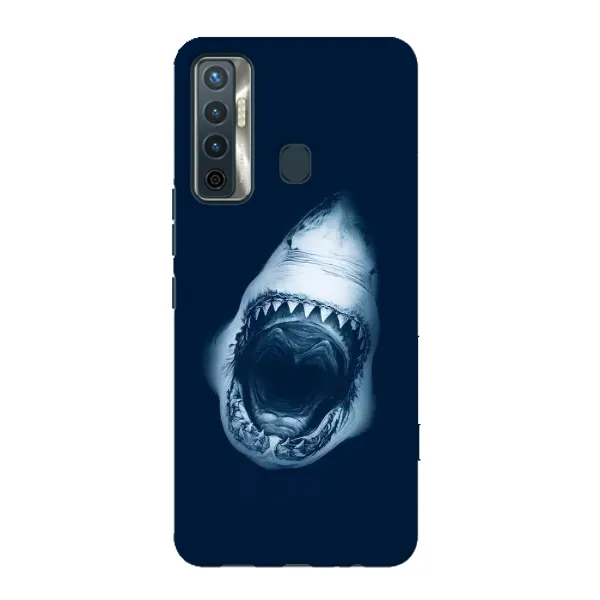 Чехол с рисунком «Пасть Акулы» для TECNO Camon 17 Чехол с рисунком «Пасть Акулы» для TECNO Camon 17