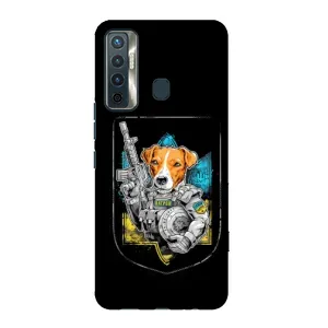 Чехол с рисунком «Патрон Воин» для TECNO Camon 17