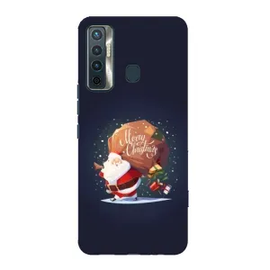 Чохол Санта Клаус для TECNO Camon 17 (Подарунки від Санти)