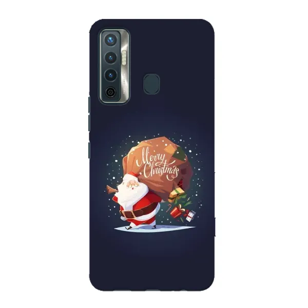 Чехол с рисунком «Подарки от Санты» для TECNO Camon 17