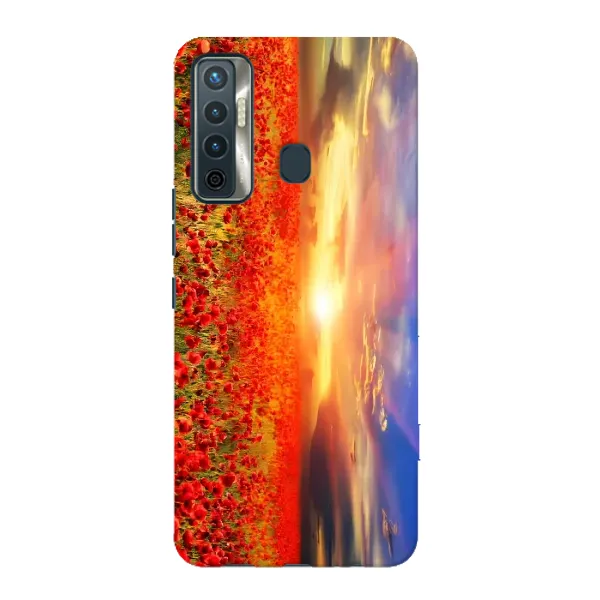 Чехол с рисунком «Поле тюльпанов» для TECNO Camon 17 Чехол с рисунком «Поле тюльпанов» для TECNO Camon 17