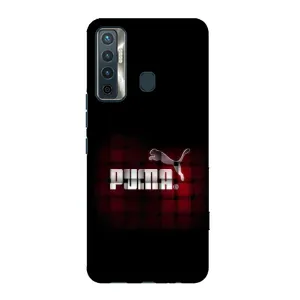 Чехол с Брендами одежды на Техно Камон 17 (PUMA стиль)