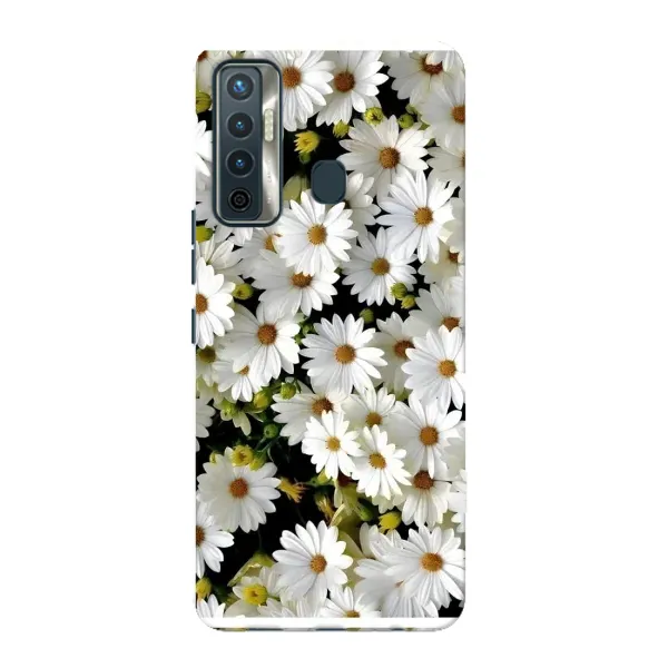 Чехол с рисунком «Рамка в ромашках» для TECNO Camon 17 Чехол с рисунком «Рамка в ромашках» для TECNO Camon 17