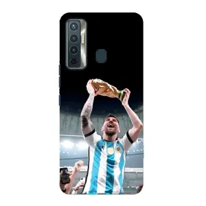 Чохли Лео Мессі Аргентина для TECNO Camon 17 (Щасливий Мессі)