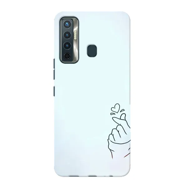 Чехол с рисунком «Сердце на голубом» для TECNO Camon 17 Чехол с рисунком «Сердце на голубом» для TECNO Camon 17