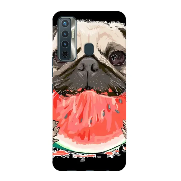 Чехол с рисунком «Смешной Мопс» для TECNO Camon 17 Чехол с рисунком «Смешной Мопс» для TECNO Camon 17