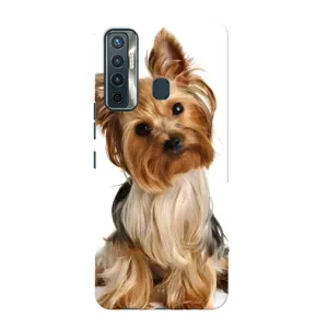 Чехол (ТПУ) Милые собачки для TECNO Camon 17 (Собака Терьер)