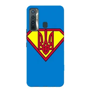 Чехол с картинкой (Патриотический ГЕРБ) на TECNO Camon 17 (Super - Герб)