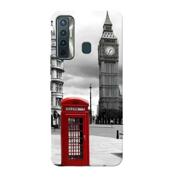 Чехол с рисунком «TELEPHONE» для TECNO Camon 17 Чехол с рисунком «TELEPHONE» для TECNO Camon 17