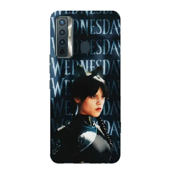 Чохол з малюнком «Вендсдей з ушками» для TECNO Camon 17 Чохол з малюнком «Вендсдей з ушками» для TECNO Camon 17