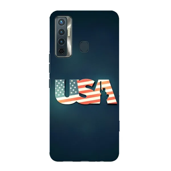 Чехол с рисунком «USA» для TECNO Camon 17 Чехол с рисунком «USA» для TECNO Camon 17