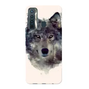Чехол с Волком на TECNO Camon 17 (Волк)