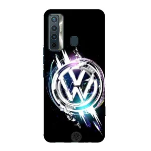 Чохол "Фольксваген" для TECNO Camon 17 (Volkswagen на чорному)