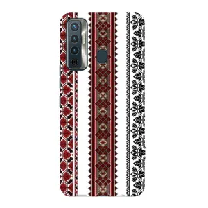 Силиконовый Чехол на TECNO Camon 17 с картинкой Вышиванки (Вышиваночки)