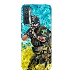 ЗСУ Чехлы (TPU) для TECNO Camon 17 (ЗСУ  Воин)