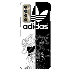 Чехол в стиле "Адидас" для Техно Камон 17п (Adidas шнурки)