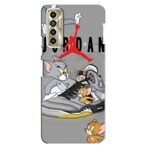 Силиконовый Чехол Nike Air Jordan на Техно Камон 17п (Air Jordan)
