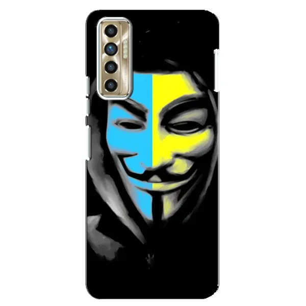 Чехол с рисунком «Анонимус патриот» для TECNO Camon 17P (CG7n) Чехол с рисунком «Анонимус патриот» для TECNO Camon 17P (CG7n)