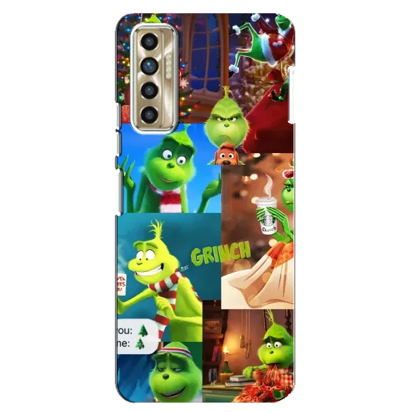 Чехол с рисунком «Арт Гринч» для TECNO Camon 17P (CG7n) Чехол с рисунком «Арт Гринч» для TECNO Camon 17P (CG7n)