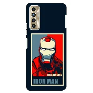 Чехол Супергерой Железный человек на TECNO Camon 17P (CG7n) (Art Iron man)