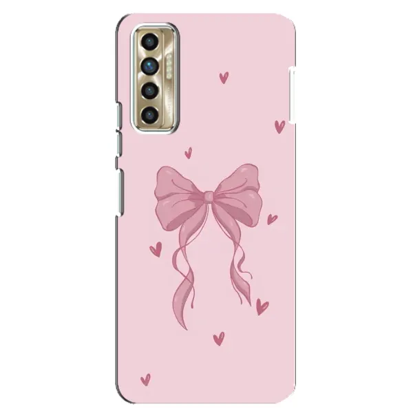 Чехол с рисунком «Бант на розовом» для TECNO Camon 17P (CG7n) Чехол с рисунком «Бант на розовом» для TECNO Camon 17P (CG7n)