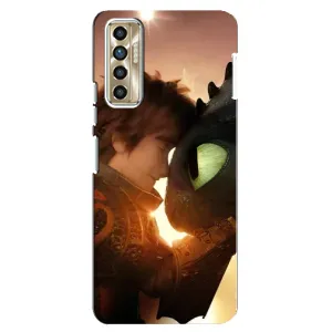 Чехол дракон Беззубик для TECNO Camon 17P (CG7n) (Беззубик и Иккинг)