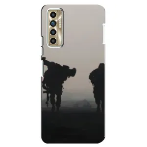 Чохли на військову тематику для TECNO Camon 17P (CG7n) (Бій солдат)