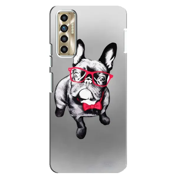 Чехол с рисунком «Бульдог в очках» для TECNO Camon 17P (CG7n) Чехол с рисунком «Бульдог в очках» для TECNO Camon 17P (CG7n)
