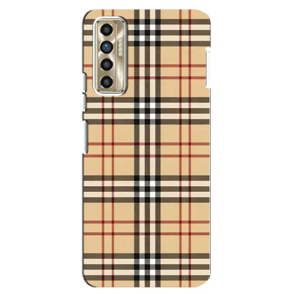 Чехол с рисунком «Burberry стиль» для TECNO Camon 17P (CG7n) Чехол с рисунком «Burberry стиль» для TECNO Camon 17P (CG7n)