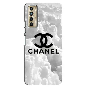 Чехол с Брендами одежды на Техно Камон 17п (CHANEL)