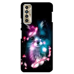 Чохол з Лисичкою для TECNO Camon 17P (CG7n) (Чорна лисиця)