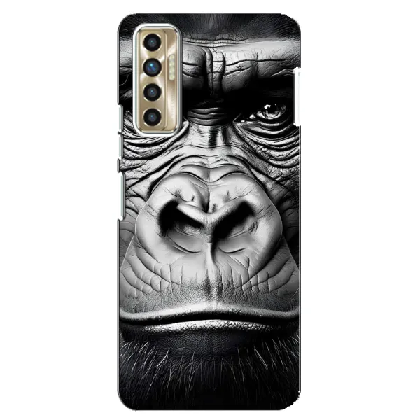 Чехол с рисунком «Черная обезьяна» для TECNO Camon 17P (CG7n) Чехол с рисунком «Черная обезьяна» для TECNO Camon 17P (CG7n)