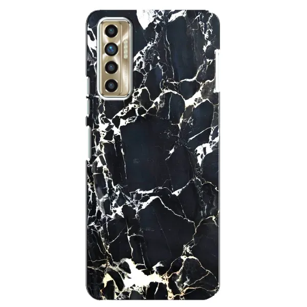 Чехол с рисунком «Чёрный мрамор» для TECNO Camon 17P (CG7n) Чехол с рисунком «Чёрный мрамор» для TECNO Camon 17P (CG7n)