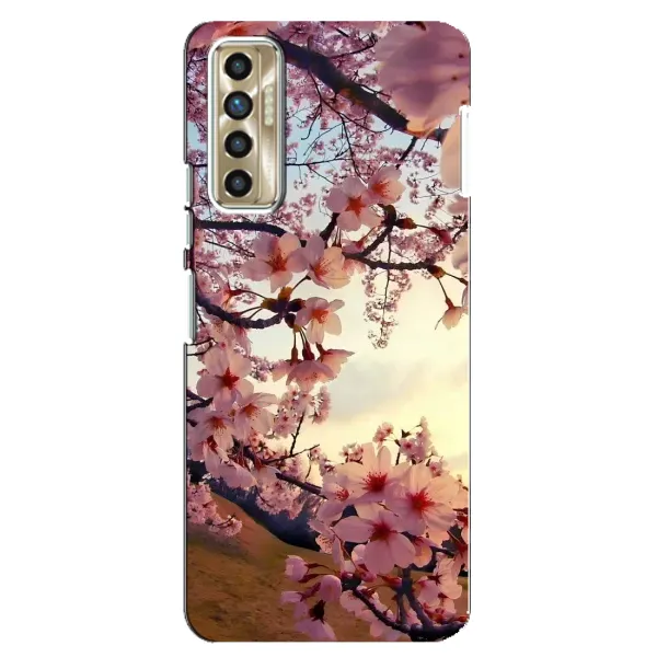 Чехол с рисунком «Цветущая сакура» для TECNO Camon 17P (CG7n) Чехол с рисунком «Цветущая сакура» для TECNO Camon 17P (CG7n)